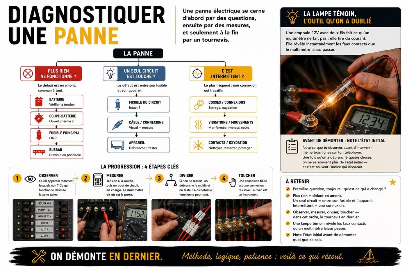 Planche « Diagnostiquer une panne »