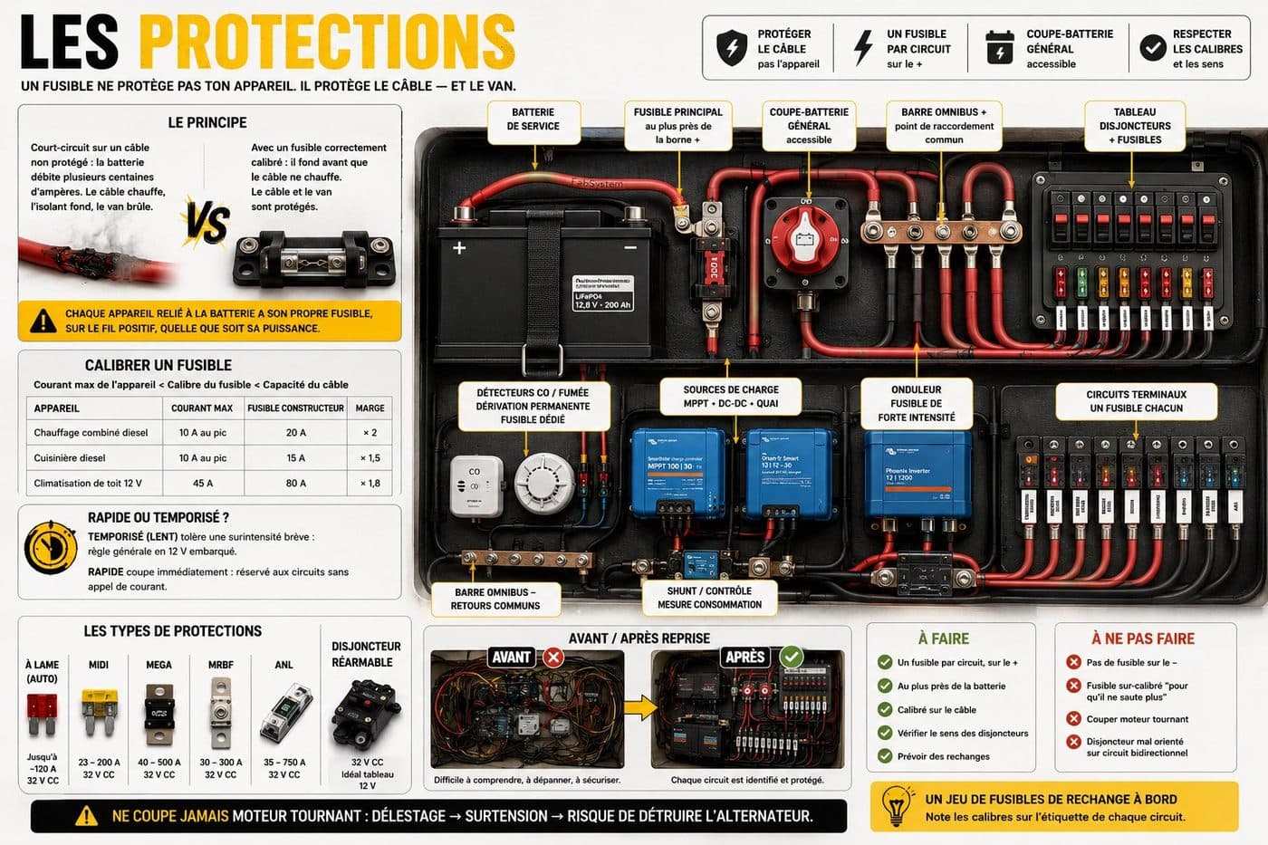 Planche « Les protections »