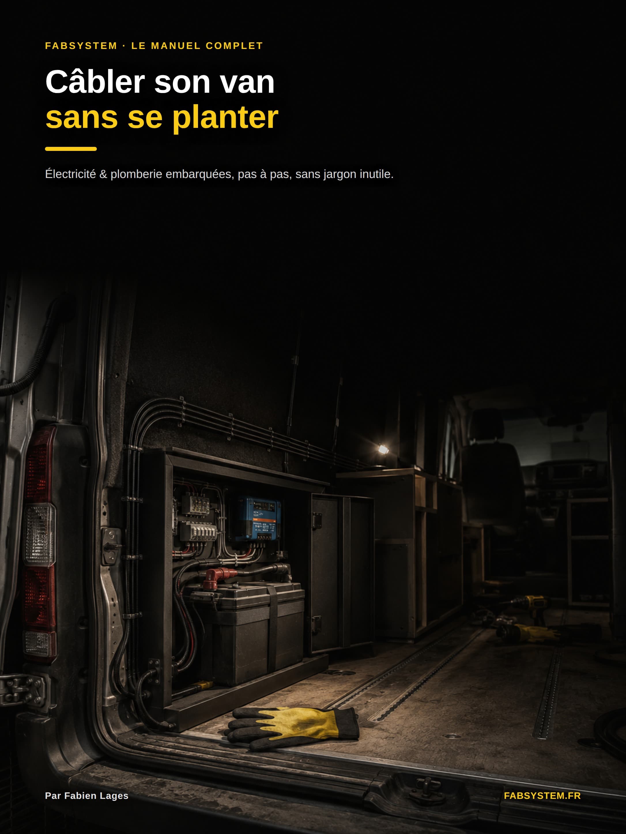 Couverture du livre « Câbler son van sans se planter »