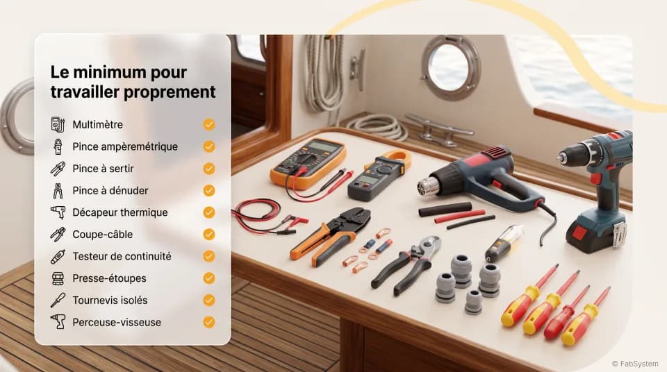 Vignette du minimum d'outils pour travailler proprement
